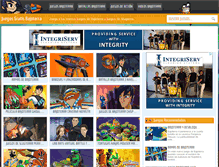 Tablet Screenshot of juegosgratisbajoterra.com